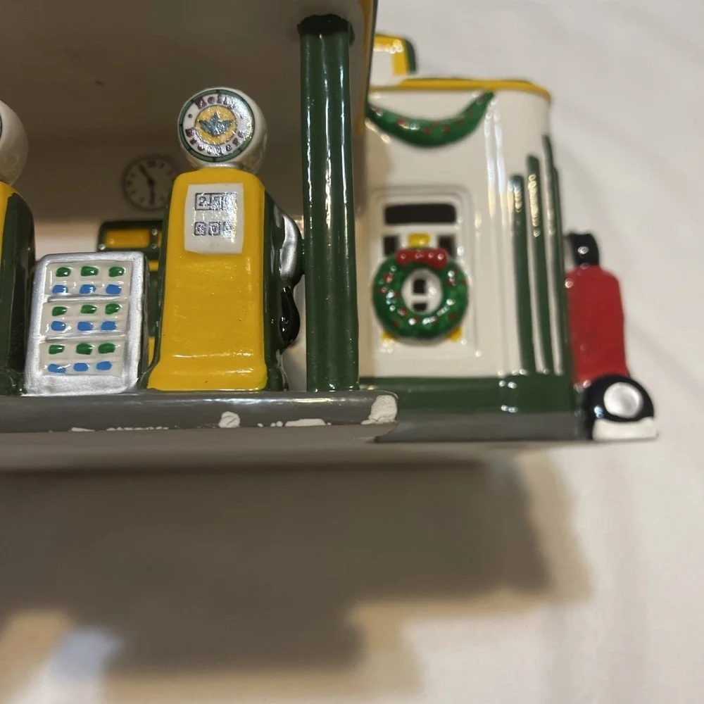 Department 56 Original‎ Snow Village Holly Brothers Garage 54854 Retired 1995